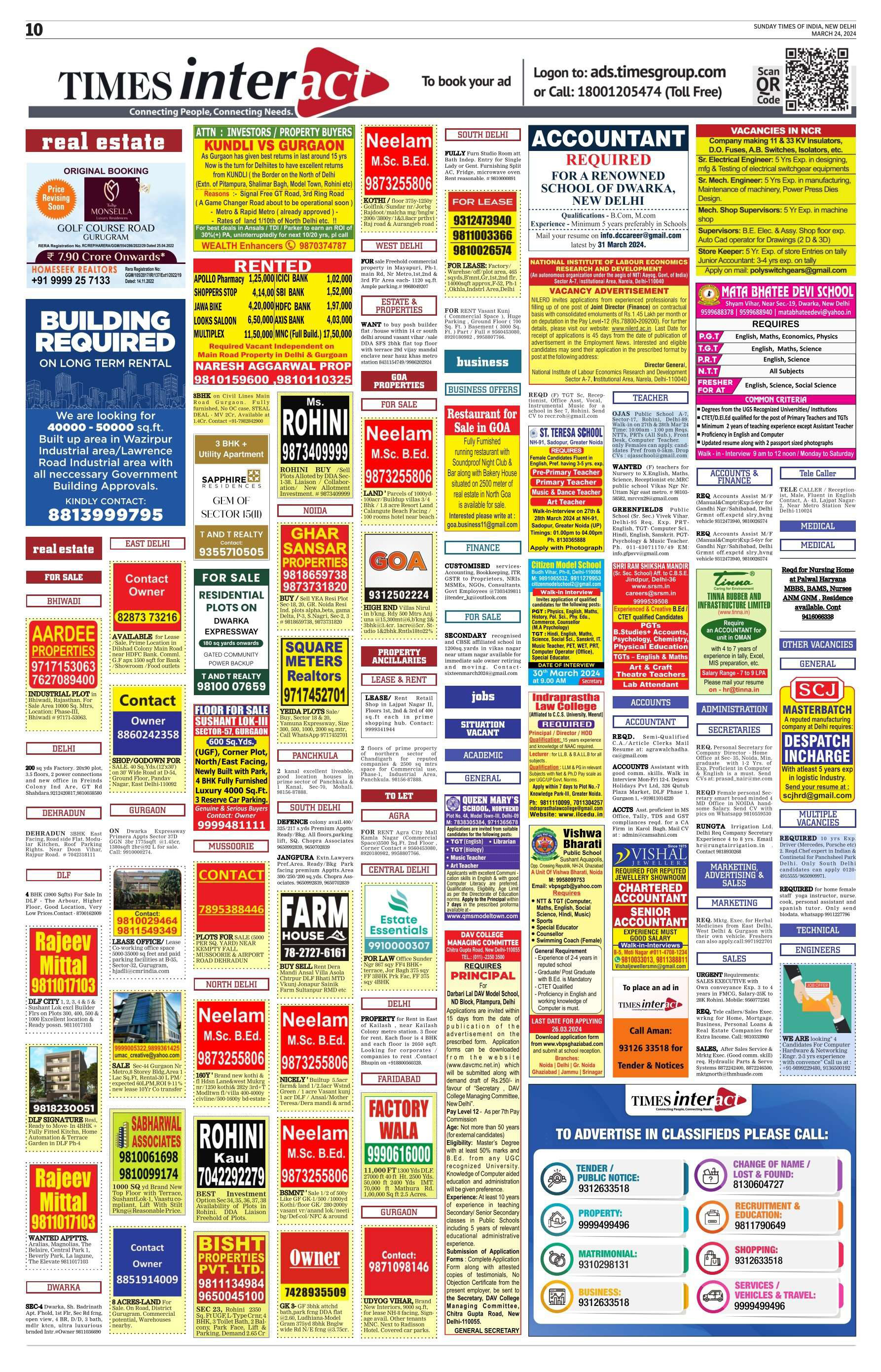 Property Ad in Divya Marathi