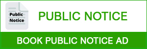 Public Notice Ad in Newspaper